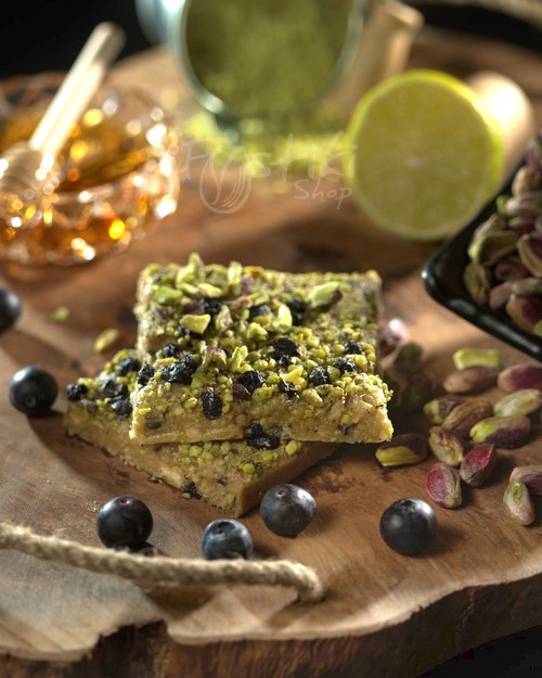 Antioxidant matcha tea packaged bar Packaged bars of our own production